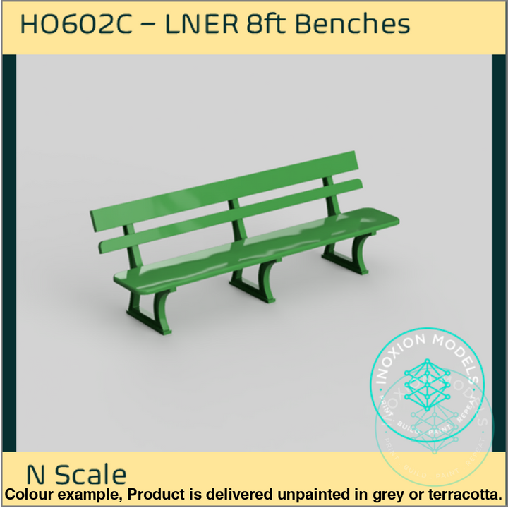 Ho602C – Lner 8Ft Platform Benches N Scale Accessory