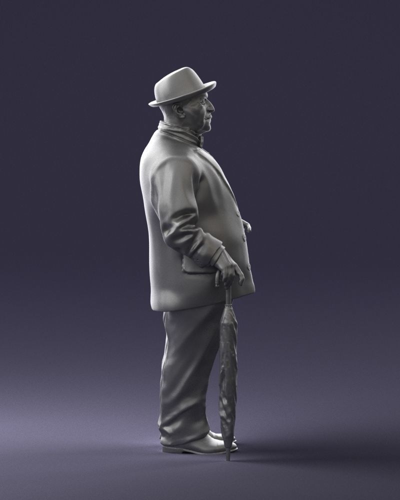 Famous Detective Hercole Poirot Figure