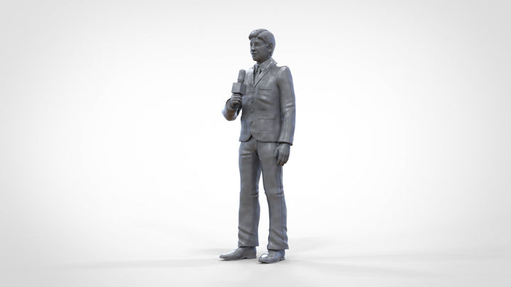 Male Tv/radio Reporter Figure