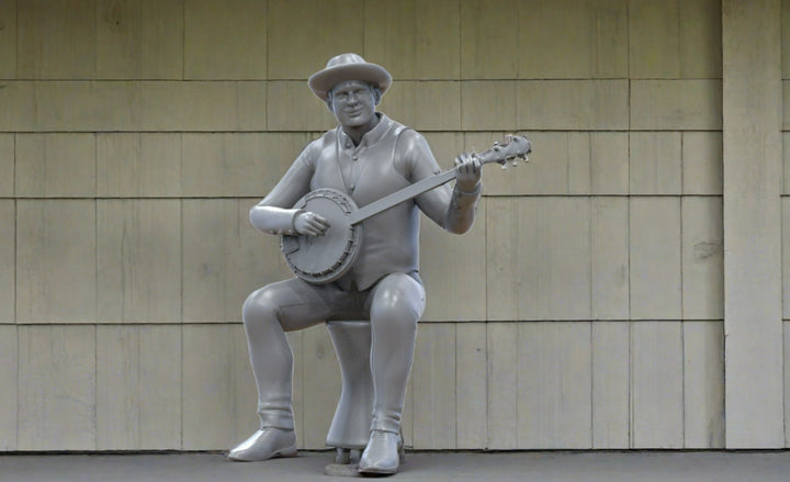 Male Banjo Player Figure