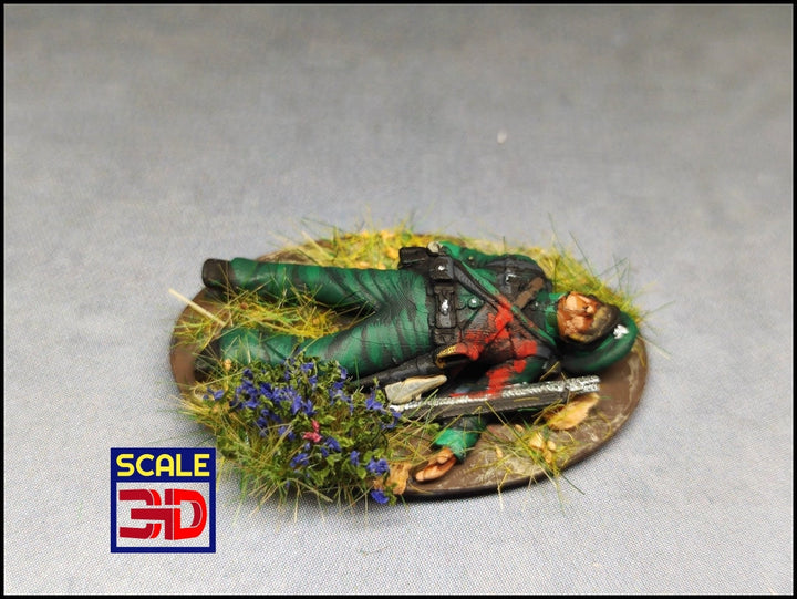 Napoleonic British Wounded And Dead Figure