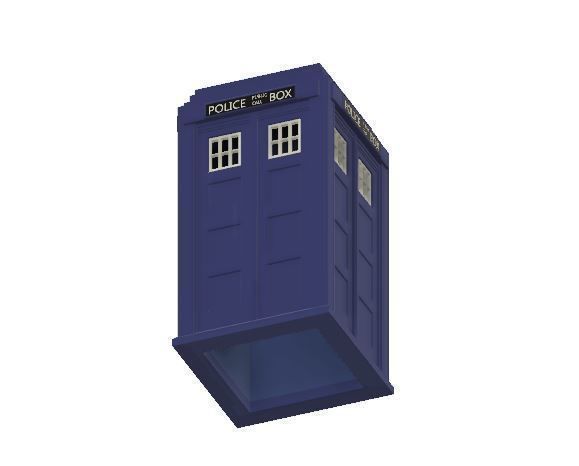 PJD079 OO Police Box - Dr Who Tardis