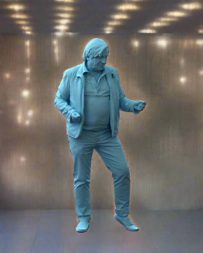 Older Male Dancing Figure