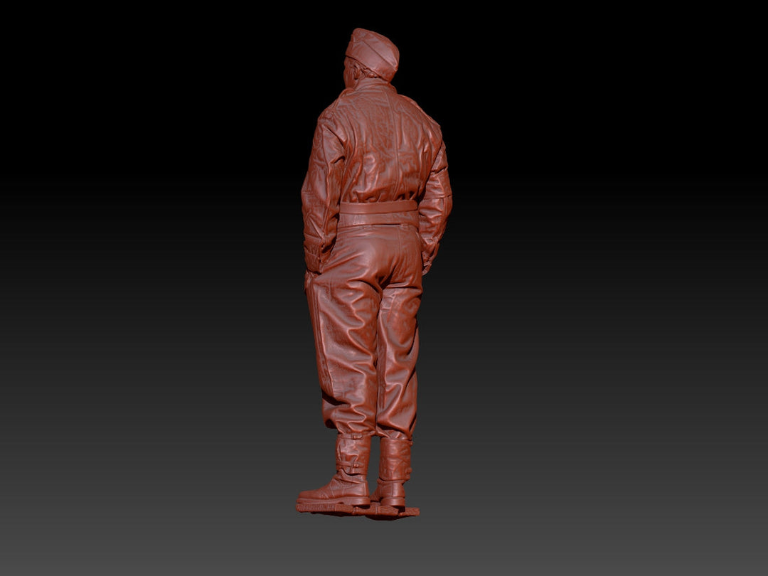 S3Ds0004 Ww2 Home Guard/Army Hands In Pockets Figure