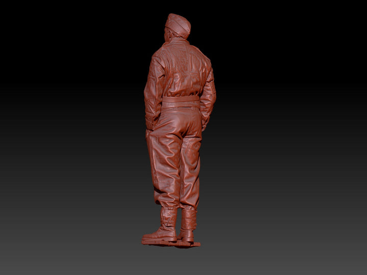 S3Ds0004 Ww2 Home Guard/Army Hands In Pockets Figure