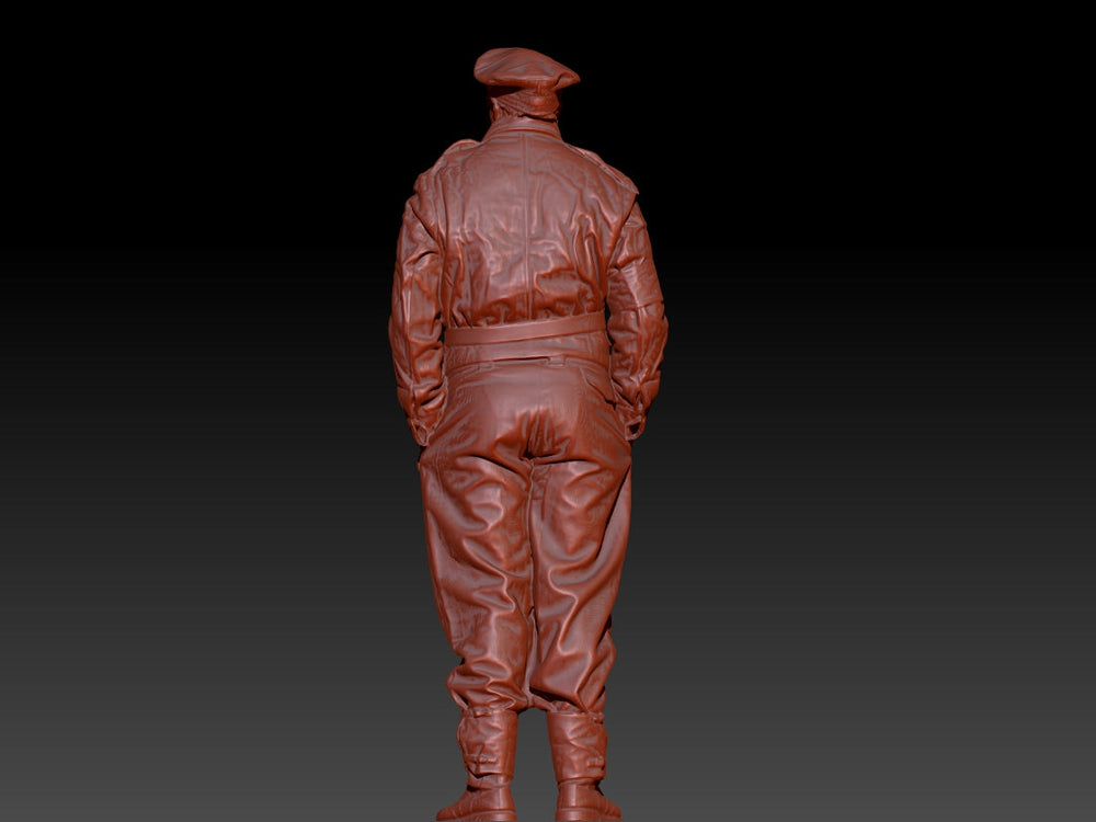 S3Ds0013 Homeguard Officer Flat Cap Figure