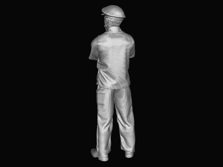 Mm948 Fisherman Arms Folded Figure