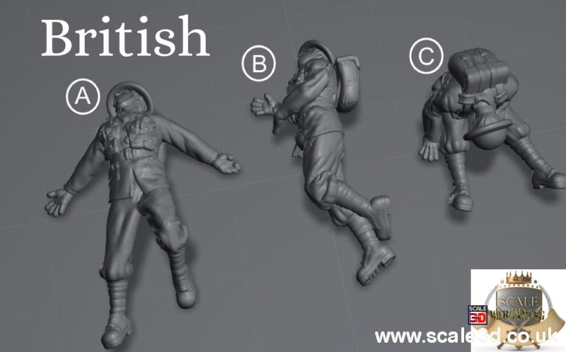 Ww1 British Casualties Oo 1:76 / A Figure