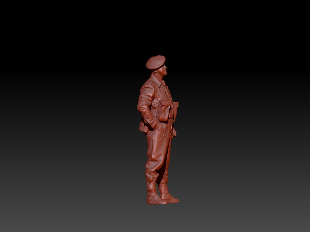 S3DS0010 WW2 Soldier Standing