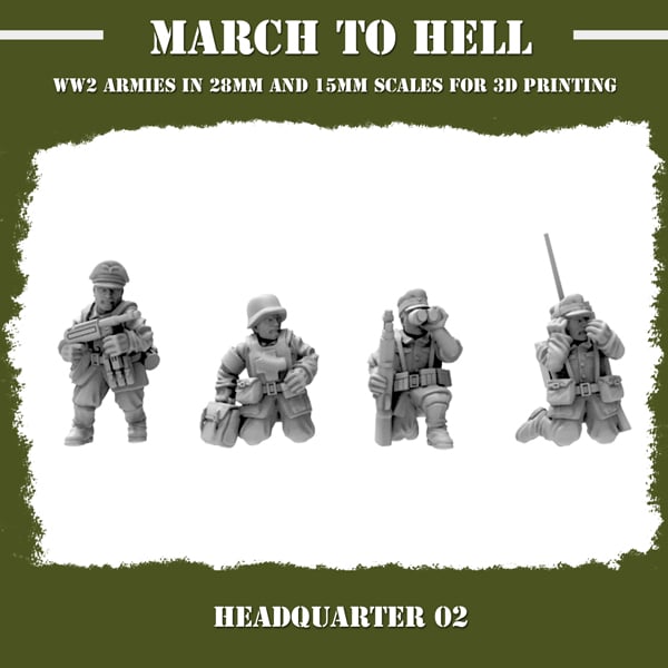 German Army (Wehrmacht) Ger Headquarter 02 Figure