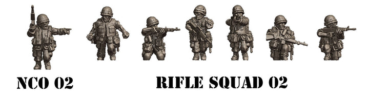 NTH Vietnam US ARMY Rifle Squad 2