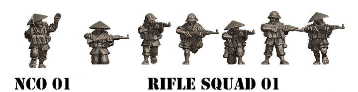 NTH Vietnam Vietcong RIFLE SQUAD 01