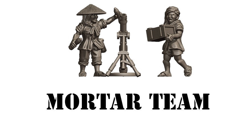 NTH Vietnam Vietcong MORTAR TEAM 01