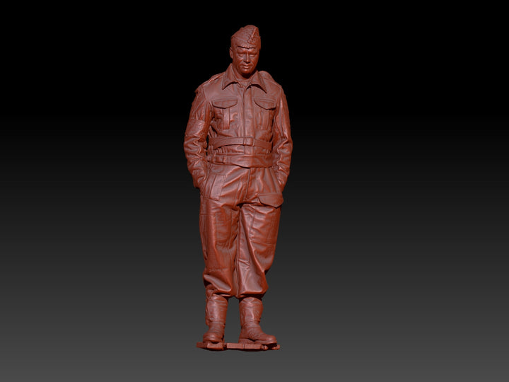 S3DS0003 WW2 Home Guard/Army Male Hands in Pockets