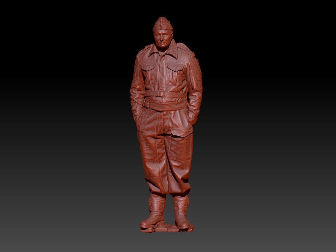 S3DS0004 WW2 Home Guard/Army Hands in Pockets