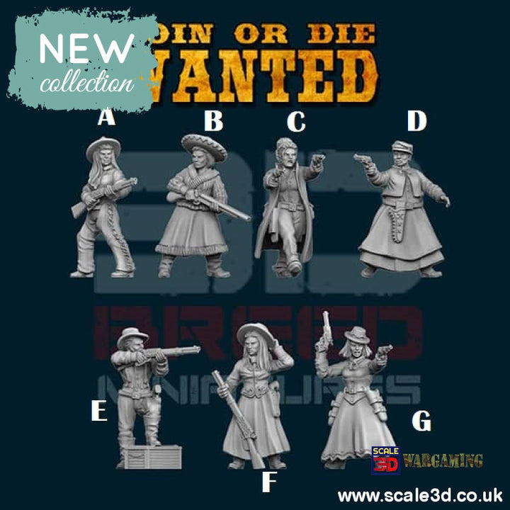 Women Gunslingers 32Mm / A Figure